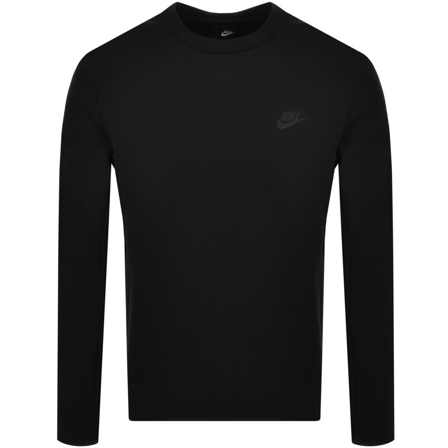 Alternative Image for ProductNike Crew Neck Tech Sweatshirt Black1